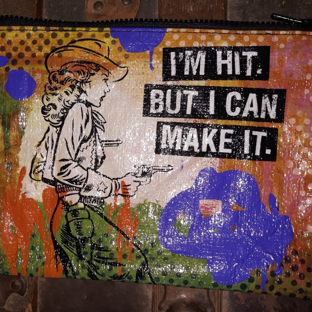 Tote for makeup, hairties, school supplies, crafts.